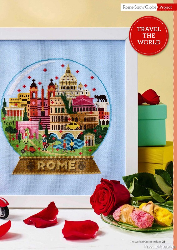 Коллекция вышивки в журнале &laquo;The World of Cross Stitching №372 2026&raquo;