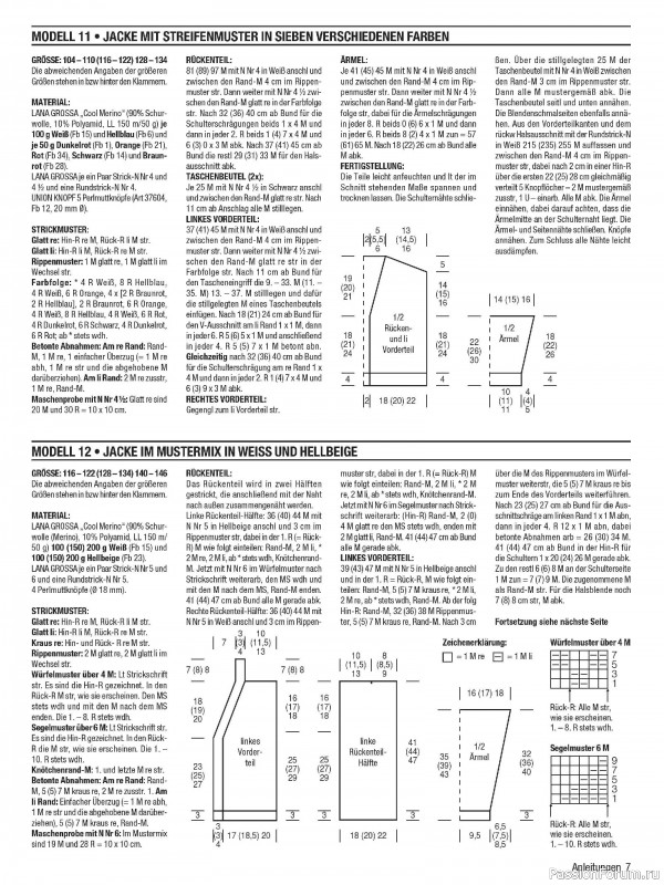 Вязаные модели для детей в журнале &laquo;Kinder Maschenmode №1 2026&raquo;