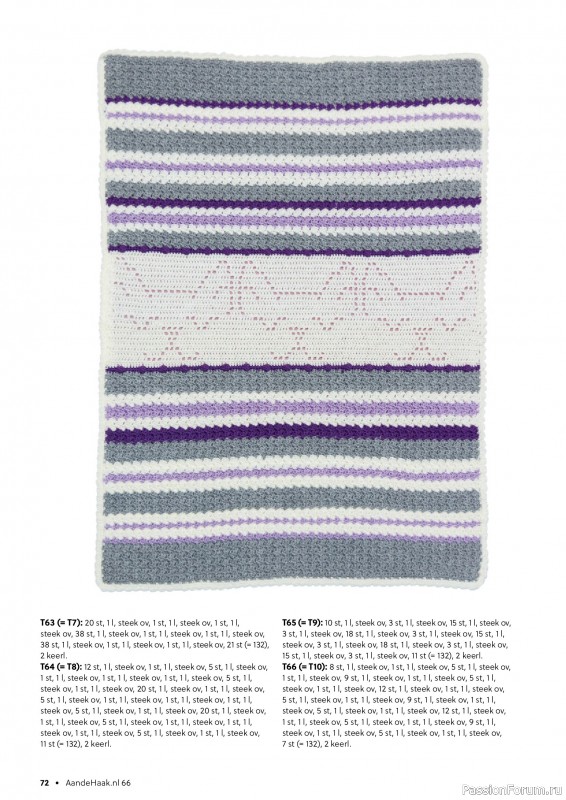 Вязаные проекты крючком в журнале &laquo;Aan de Haak №66 2025&raquo;