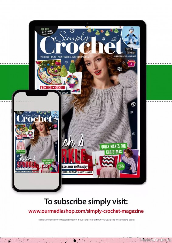 Вязаные проекты крючком в журнале «Simply Crochet №169 2025»