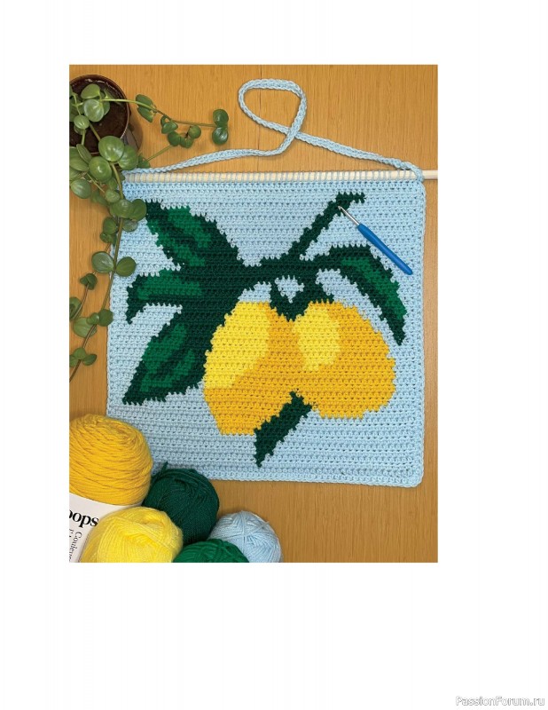 Вязаные проекты в книге «Modern Crochet Tapestries». Продолжение