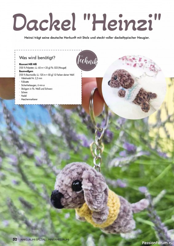 Вязаные проекты в журнале «Amigurumi Spezial - Mini №2 2025»