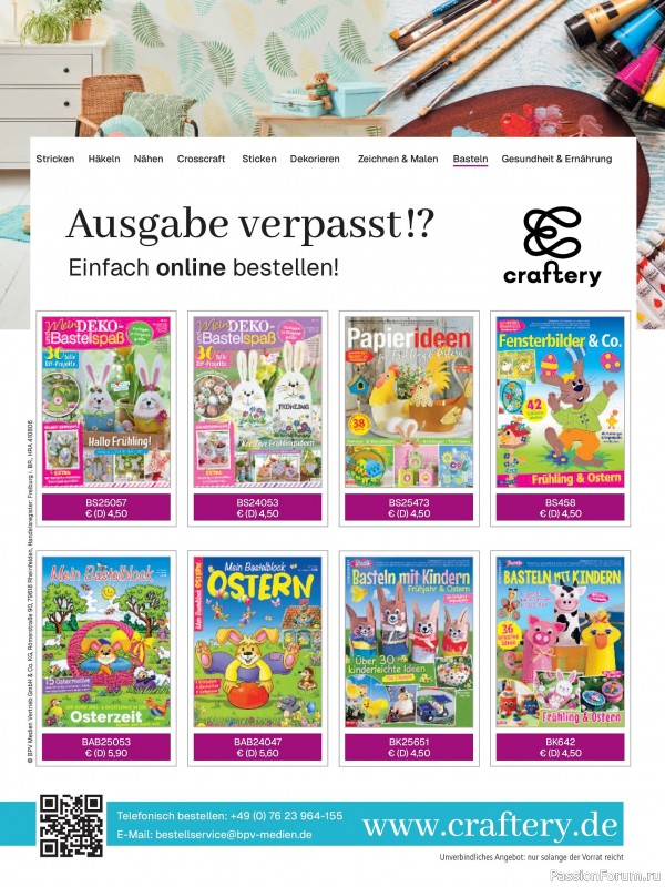Коллекция проектов для рукодельниц в журнале «Bastel-Ideen №1 2026»