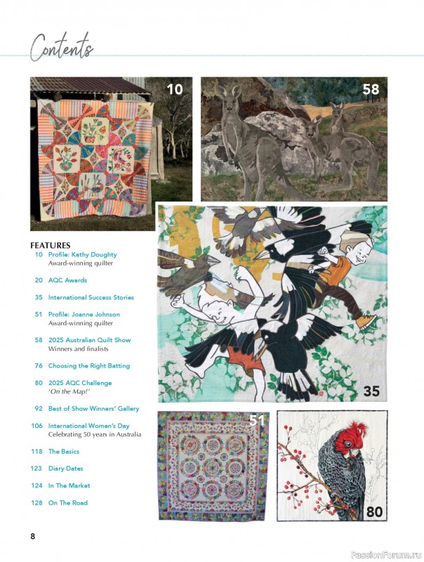 Коллекция проектов для рукодельниц в журнале «Great Australian Quilts №16 2025»