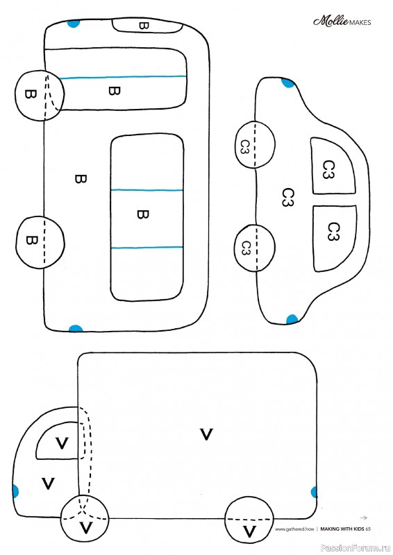 Коллекция проектов для рукодельниц в журнале «Mollie Makes – Making with Kids 2025»