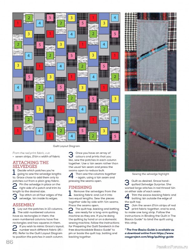 Коллекция проектов для рукодельниц в журнале «Quilters Companion №134 2025»