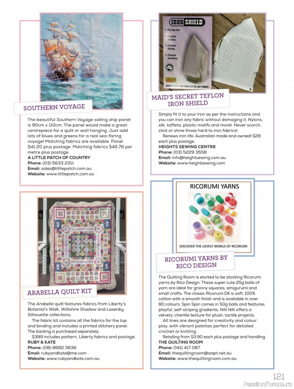 Коллекция проектов для рукодельниц в журнале «Quilters Companion №135 2025»