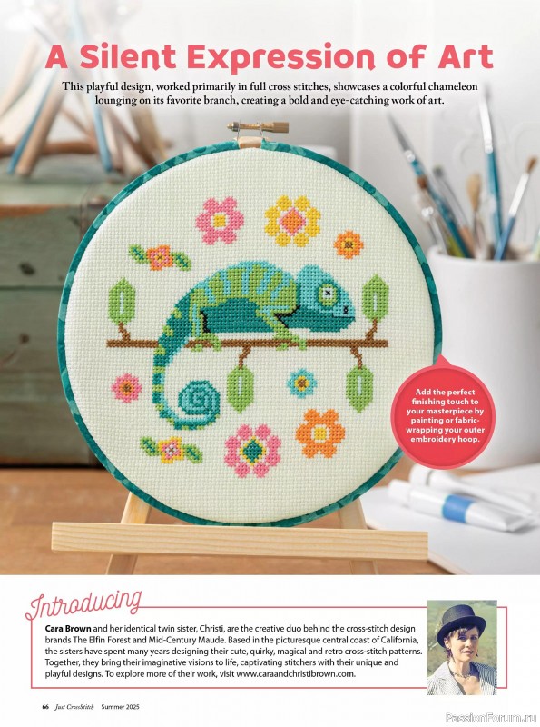 Коллекция вышивки в журнале «Just CrossStitch - Summer 2025»