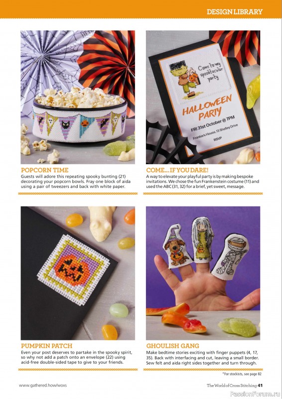 Коллекция вышивки в журнале «The World of Cross Stitching №363 2025»