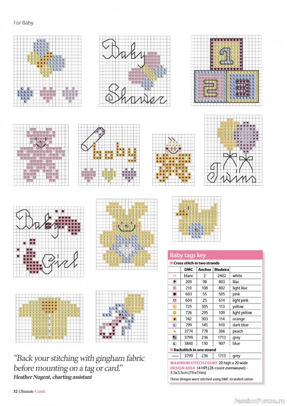 Коллекция вышивки в журнале «Ultimate CrossStitch – Cards 2026»