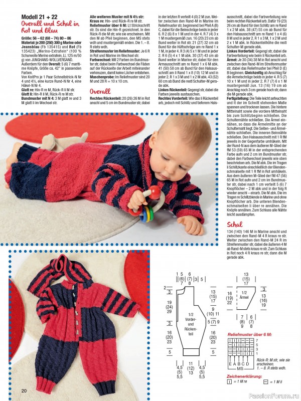 Вязаные модели для детей в журнале «Baby Strick №3 2025»