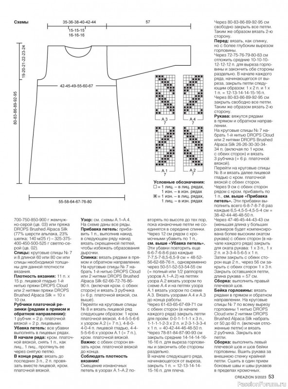 Вязаные модели в журнале «Creazion №3 2023»