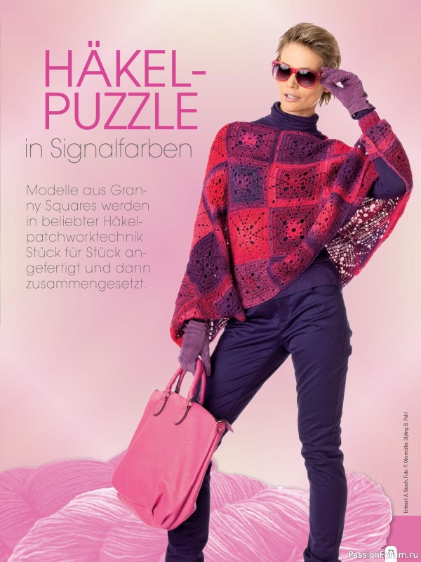 Вязаные модели в журнале &laquo;Hundert Seiten voller Ideen №1 2026 - Tucher & Schals&raquo;