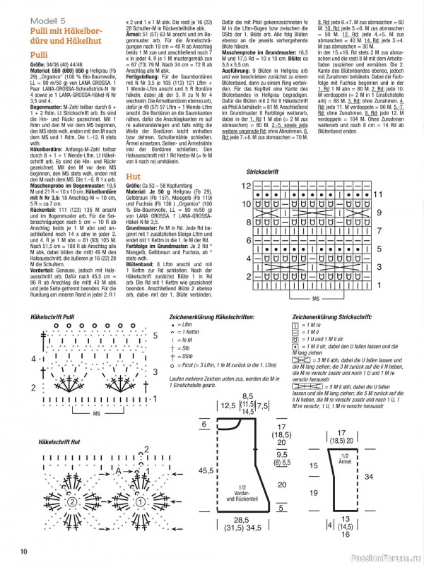 Вязаные модели в журнале «Meine Strickmode Sonderheft MS102 2023»