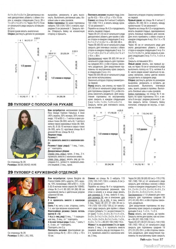Вязаные модели в журнале «Tricot №4 2022»