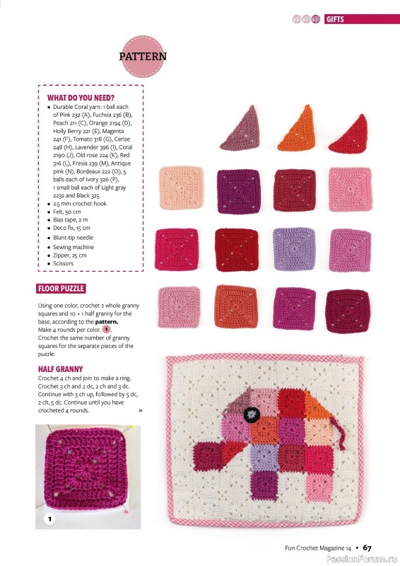 Вязаные проекты крючком в журнале «Fun Crochet Magazine №14 2023»
