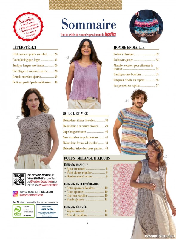 Вязаные проекты крючком в журнале &laquo;Plus tricot №8 2026&raquo;