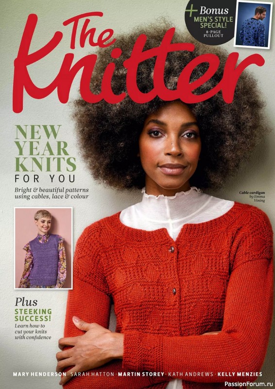 Вязаные проекты спицами в журнале «The Knitter №197 2023»