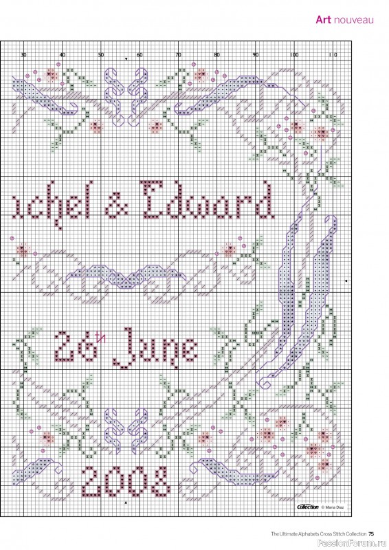Коллекция вышивки в журнале «Cross Stitch Collection - The Ultimate Alphabets 2026»