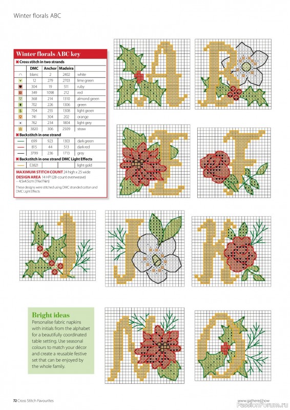 Коллекция вышивки в журнале «Cross Stitch Favourites - Christmas 2026»