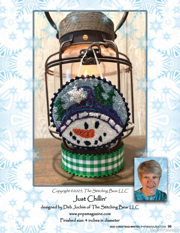 Коллекция вышивки в журнале «Punch Needle & Primitive Stitcher - Winter 2025»