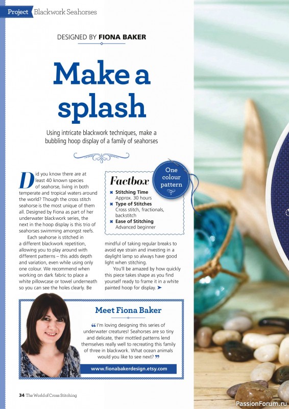 Коллекция вышивки в журнале &laquo;The World of Cross Stitching №368 2025&raquo;
