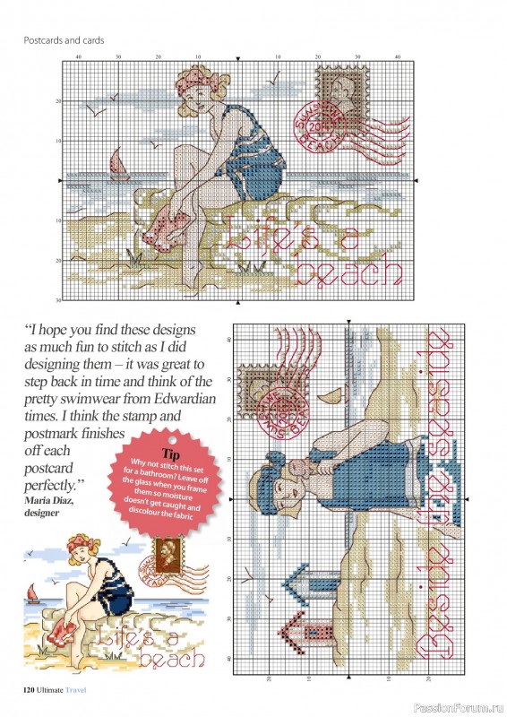 Коллекция вышивки в журнале &laquo;Ultimate Cross Stitch Travel 2026&raquo;