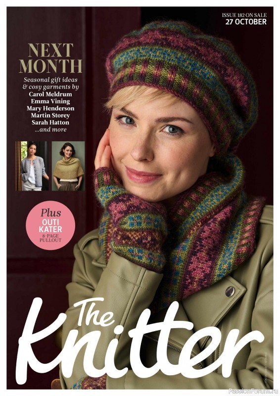 Вязаные модели спицами в журнале «The Knitter №181 2022»