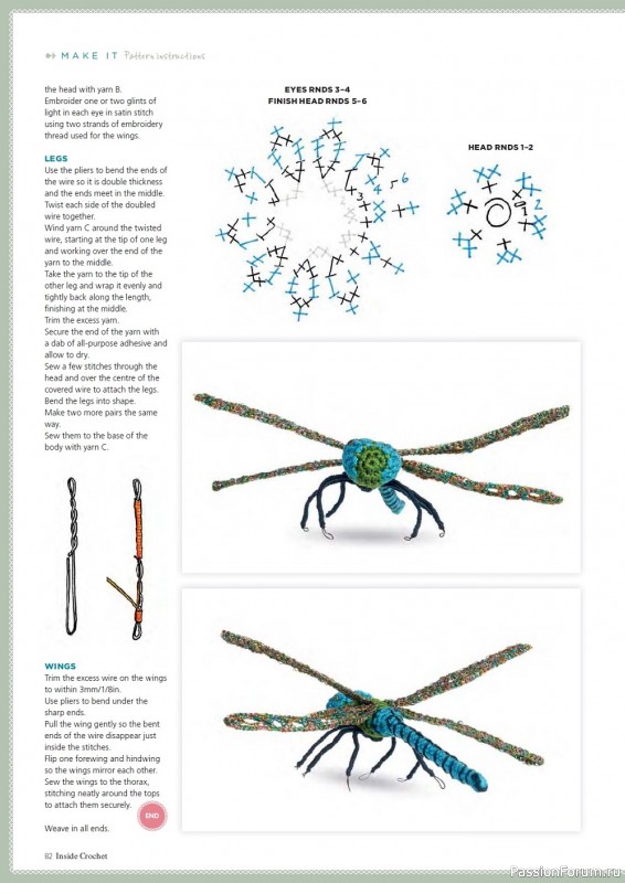 Вязаные проекты крючком в журнале «Inside Crochet»