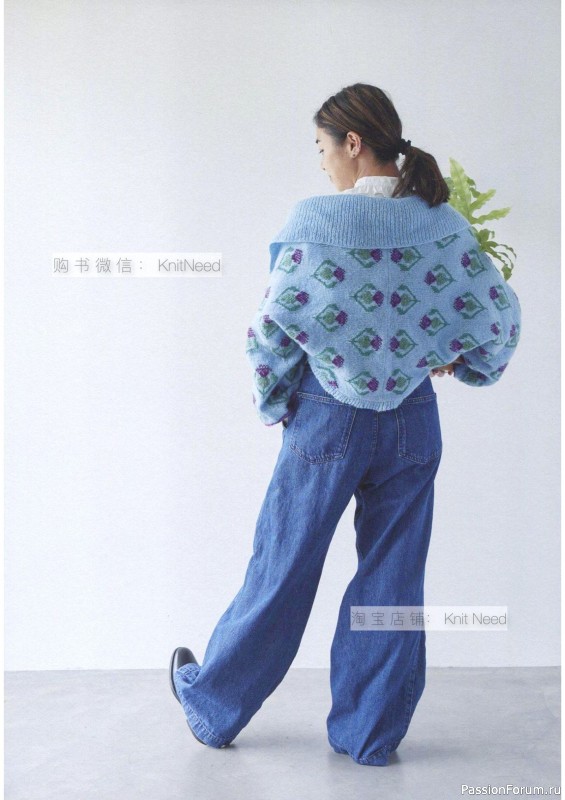 Вязаные проекты в книге «Flower Knitting». Часть 1