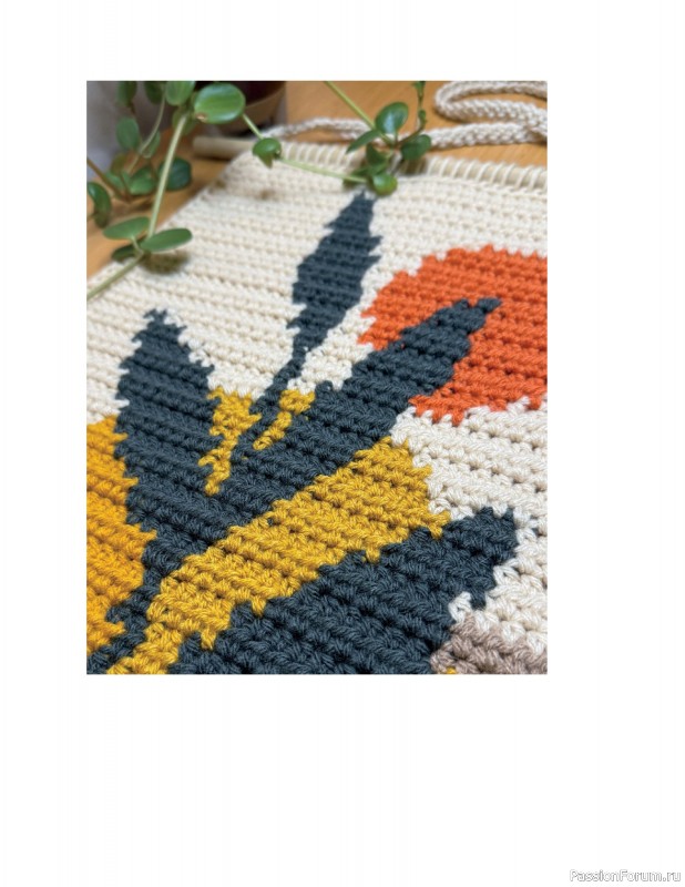 Вязаные проекты в книге «Modern Crochet Tapestries». Продолжение