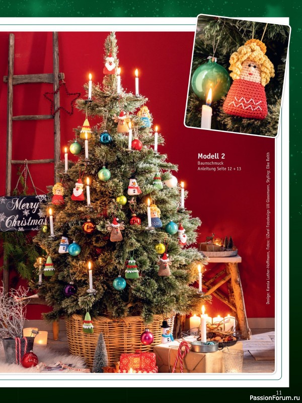 Вязаные проекты в журнале «Meine Hakelwelt Sonderheft HA145 2025»