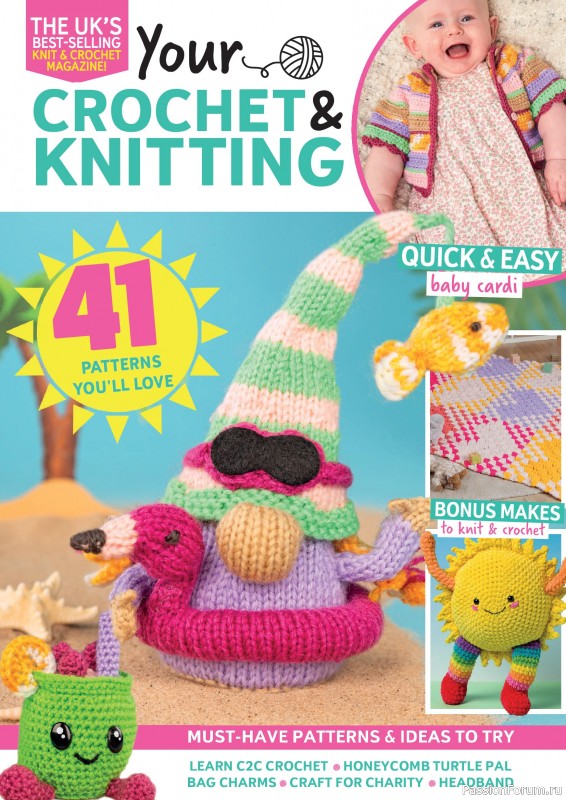 Вязаные проекты в журнале &laquo;Your Crochet & Knitting №65 2026&raquo;
