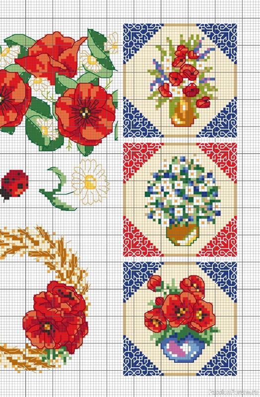 Коллекция проектов для рукодельниц в журнале &laquo;A Punto Croce Fiori - Marzo 2026&raquo;