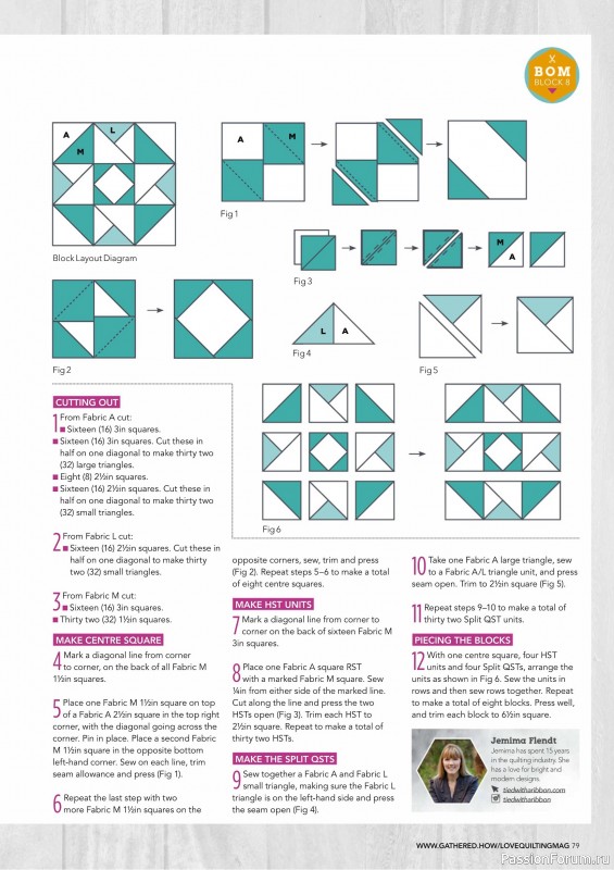 Коллекция проектов для рукодельниц в журнале «Love Patchwork & Quilting №154 2025»