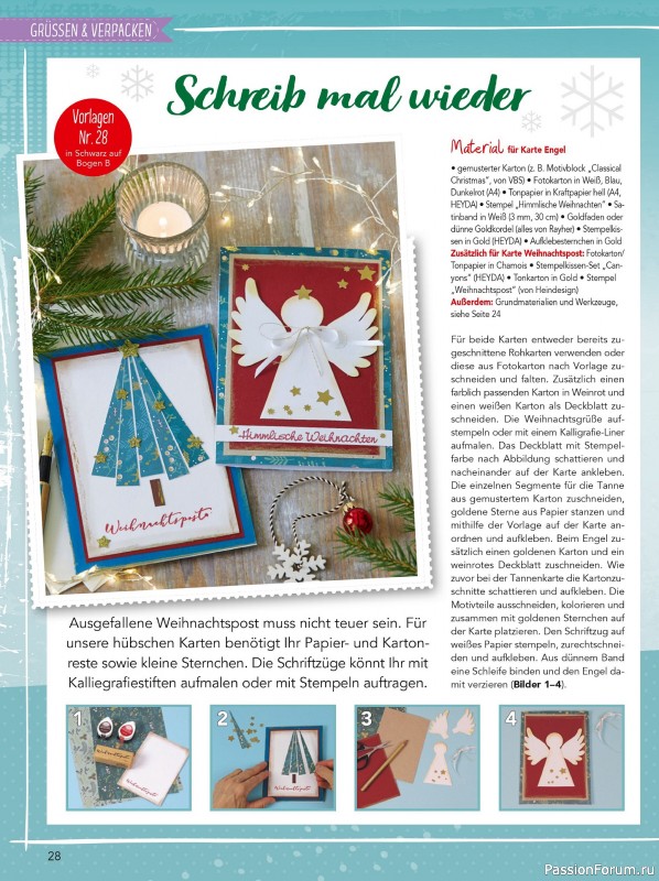 Коллекция проектов для рукодельниц в журнале «Mein Deko und Bastelspass №60 2025»