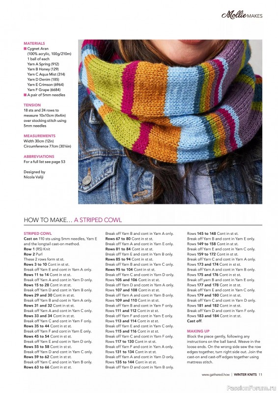 Коллекция проектов для рукодельниц в журнале «Mollie Makes Christmas Crafting – Winter Knits 2025»