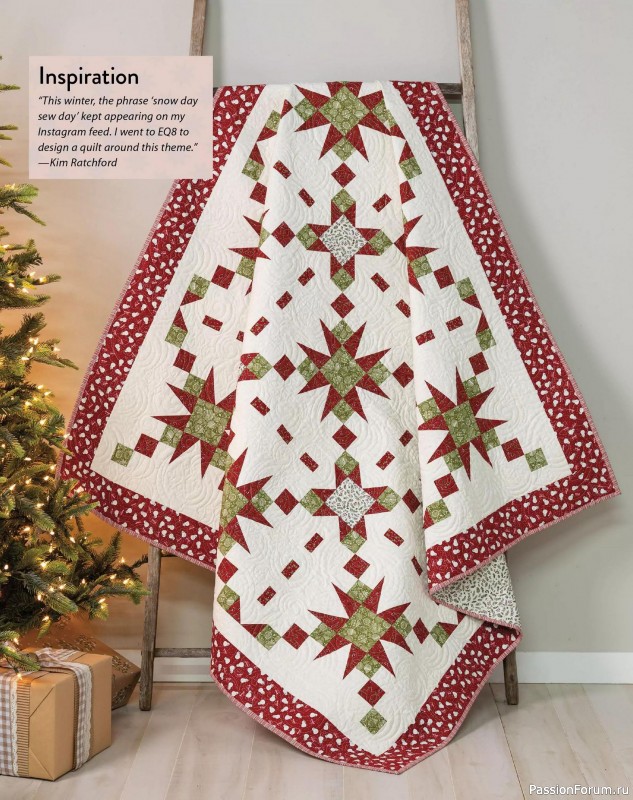 Коллекция проектов для рукодельниц в журнале «Quilter's World Special Edition - Christmas 2025»
