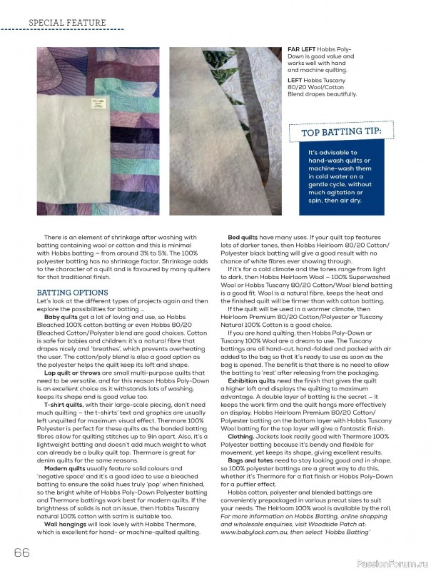 Коллекция проектов для рукодельниц в журнале «Quilters Companion №136 2025»