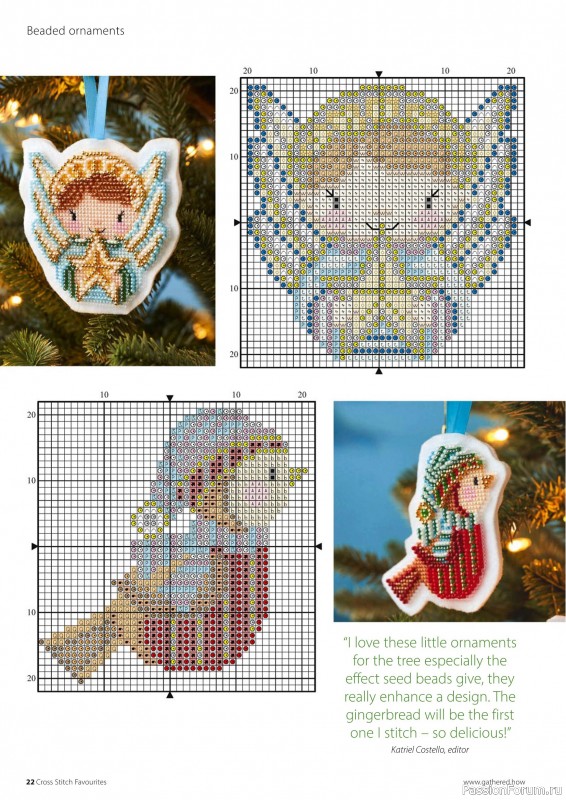 Коллекция вышивки в журнале «Cross Stitch Favourites - Christmas 2025»