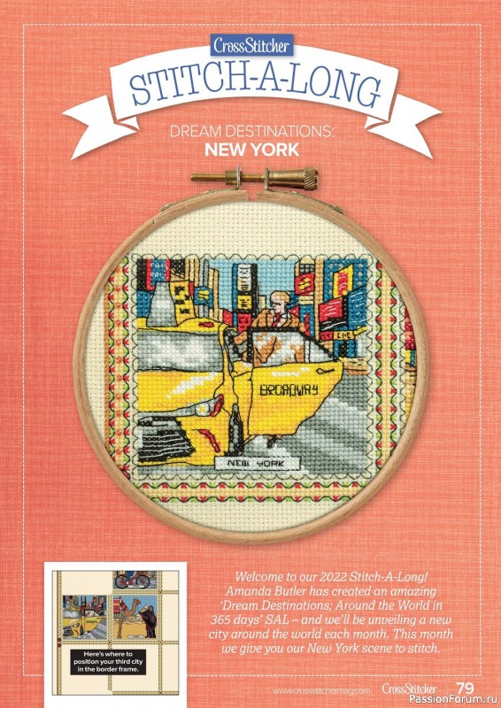 Коллекция вышивки в журнале «CrossStitcher №383 2022»