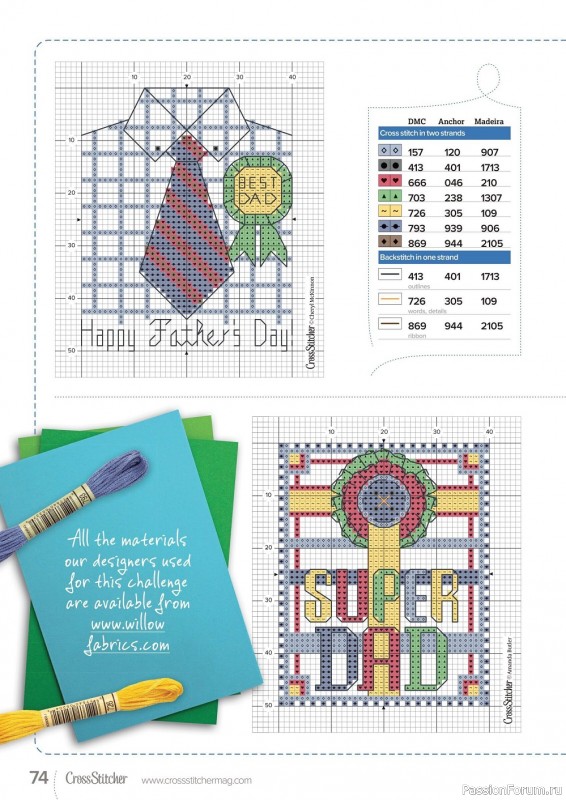 Коллекция вышивки в журнале «CrossStitcher №383 2022»