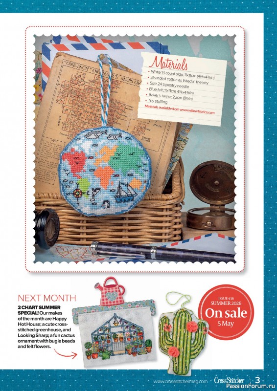 Коллекция вышивки в журнале &laquo;CrossStitcher №435 2026&raquo;