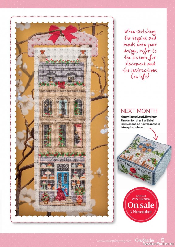 Коллекция вышивки в журнале &laquo;CrossStitcher №442 2026&raquo;