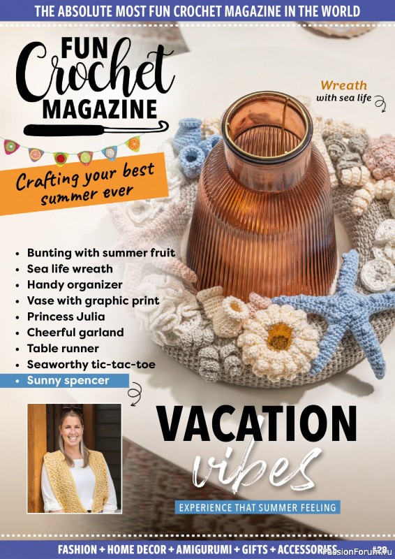 Вязаные проекты крючком в журнале &laquo;Fun Crochet Magazine №28 2026&raquo;