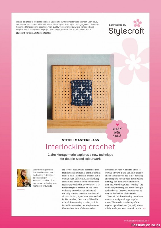 Вязаные проекты крючком в журнале «Inside Crochet №183 2025»