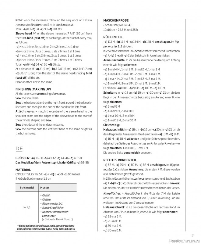 Вязаные проекты в журнале «Concept by Katia All Seasons №7 2026». Часть 1