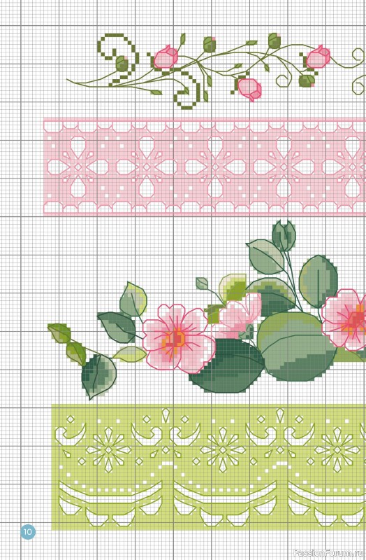 Коллекция проектов для рукодельниц в журнале &laquo;A Punto Croce Fiori - Marzo 2026&raquo;