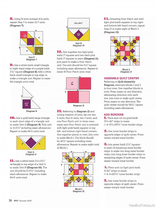 Коллекция проектов для рукодельниц в журнале &laquo;American Patchwork & Quilting №200 2026&raquo;