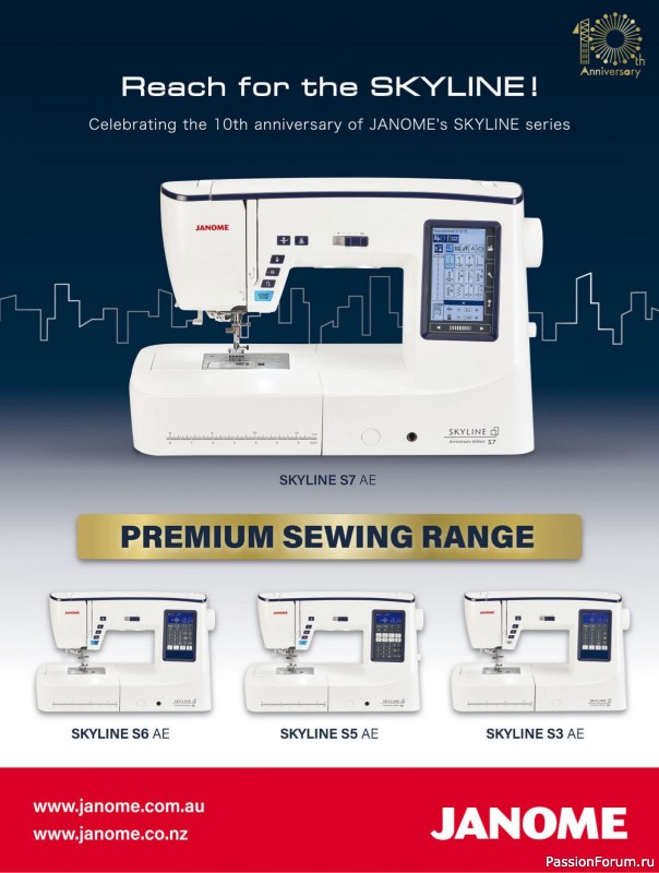 Коллекция проектов для рукодельниц в журнале «Australian Homespun - October-November 2025»